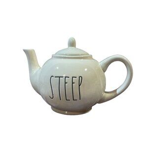Rae Dunn Tea Pot "STEEP" New Without Tags!‎